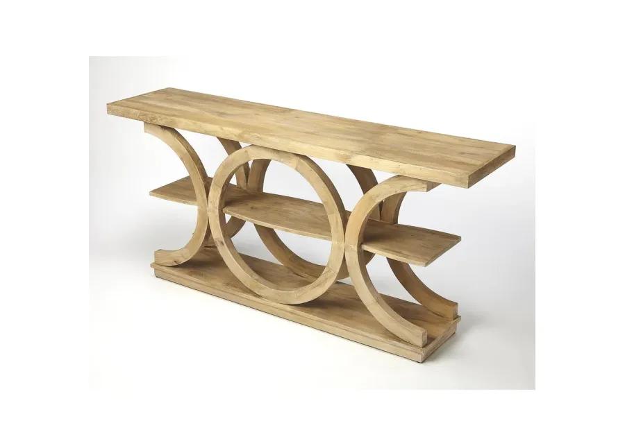 Modern Rustic Three-Tiered Console Table, Belen Kox