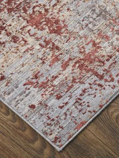 Pryor 39NGF 5' x 8' Red/Gray/Blue Rug