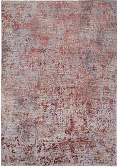 Pryor 39NGF 5' x 8' Red/Gray/Blue Rug