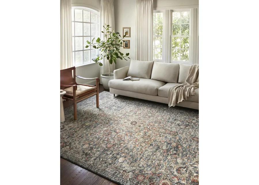 Saban SAB02 Blue/Spice 7'10" x 10' Rug