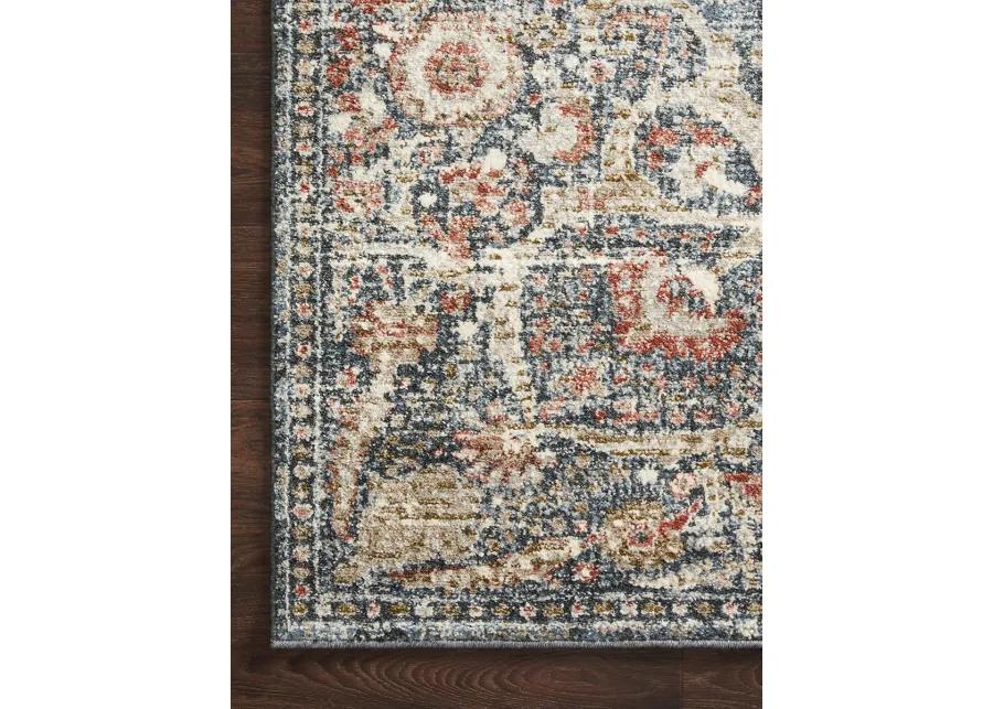 Saban SAB02 Blue/Spice 7'10" x 10' Rug