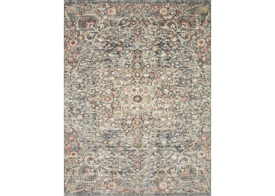 Saban SAB02 Blue/Spice 7'10" x 10' Rug