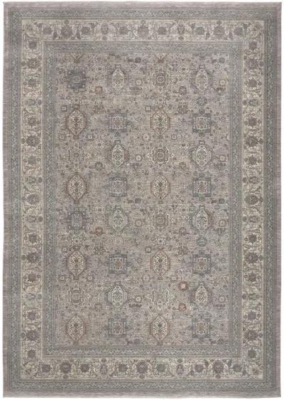 Marquette 3761F Taupe/Silver/Blue 5' x 7'2" Rug