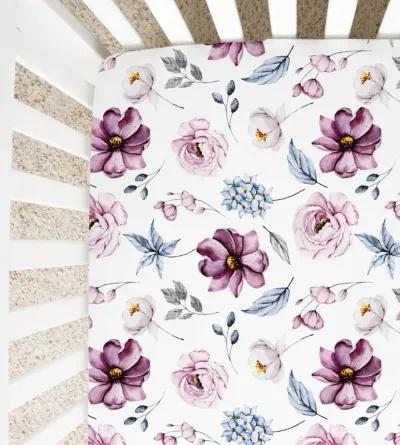 Super Soft Fitted Crib Sheet - Vintage Floral