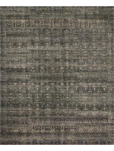 Amara AMM03 Charcoal/Lagoon 4' x 6' Rug