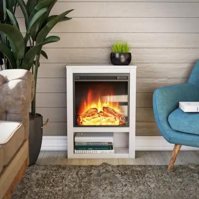 Ameriwood Home Clermont Electric Fireplace Space Heater Mantel