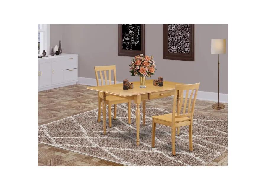 Dining Room Set Oak, MZAN3-OAK-W