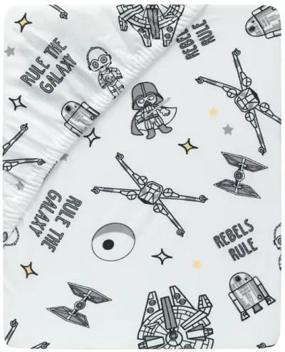 Lambs & Ivy Star Wars Signature Rebels Rule Cotton Fitted Crib/Toddler Sheet