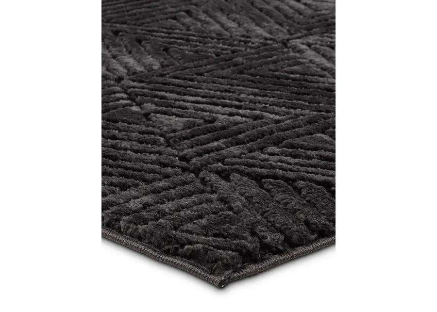 Calix By Nikki Chu Ziazan Black 5' x 7' Rug