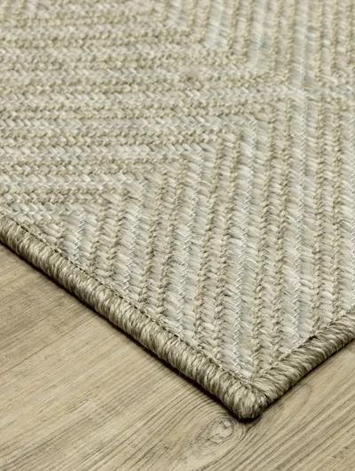 Tortuga 9'10" x 12'10" Beige Rug