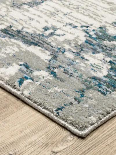 Evolution 2'3" x 8' Grey Rug