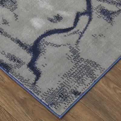 Gaspar 39KTF Blue/Gray/Ivory 6'7" x 9'6" Rug