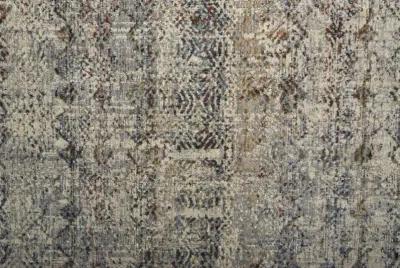 Kaia 39GLF 3' x 5' Tan/Ivory/Blue Rug