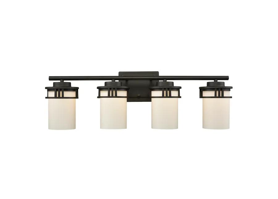 Ravendale 27'' Wide 4-Light Bronze Vanity Light