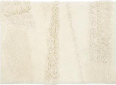 Composition Artic White 1' 5" x 2' Bath Mat