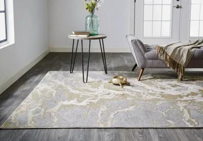 Aura 3563F Ivory/Silver/Gold 13' x 20' Rug