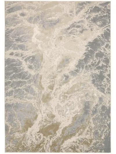 Aura 3563F Ivory/Silver/Gold 13' x 20' Rug