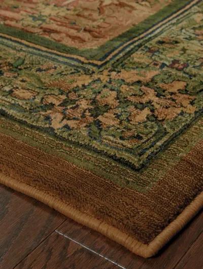 Kharma 6'7" x 9'1" Green Rug