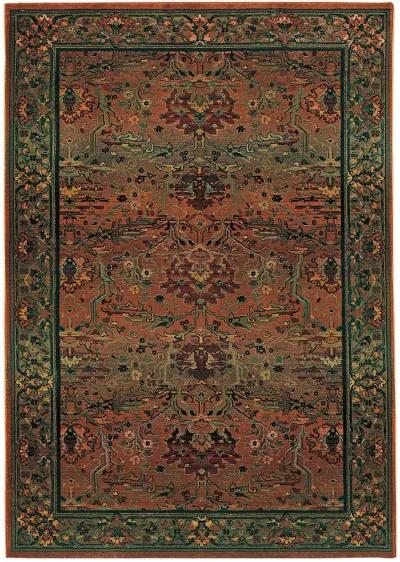 Kharma 6'7" x 9'1" Green Rug