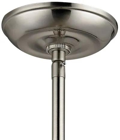 Rutherford 9'' Wide 1-Light Mini Silver Pendant