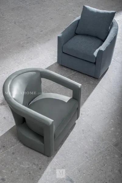 Alana Leather Swivel Chair