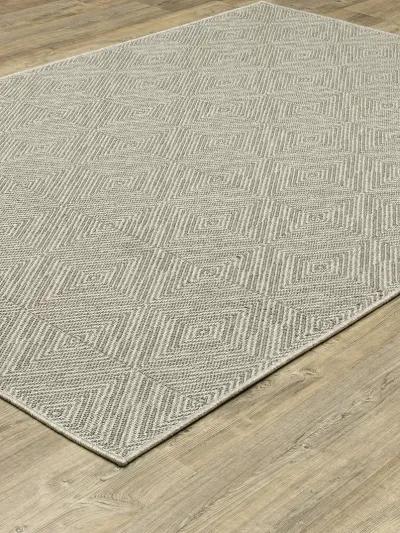 Caicos 5'3" x 7'3" Grey Rug