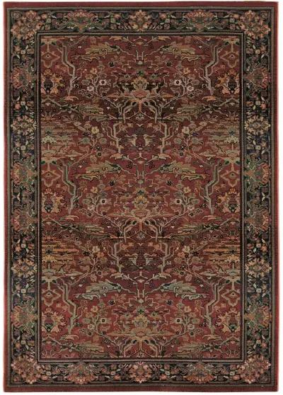 Kharma 7'10" x 11' Red Rug