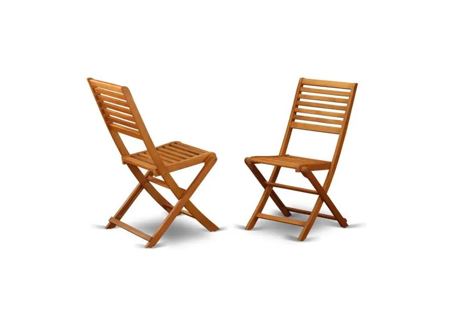 Wooden Patio Set Natural Oil