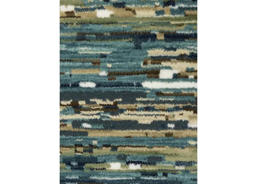 Reed 5'3" x 7'6" Blue Rug