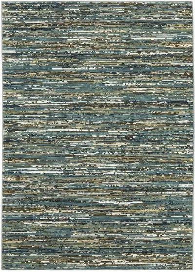 Reed 5'3" x 7'6" Blue Rug