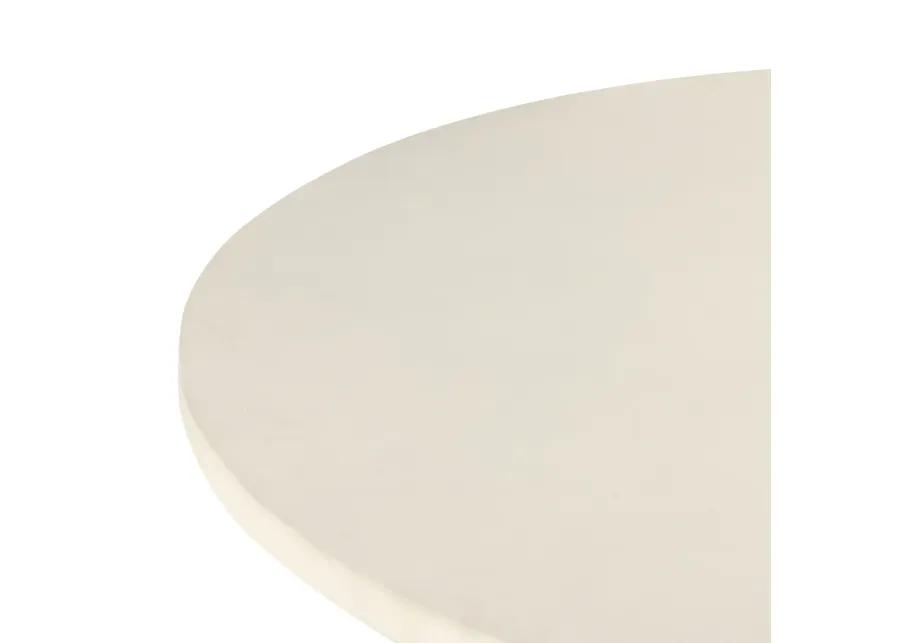 Bowman Outdoor Dining Table - White Concrete