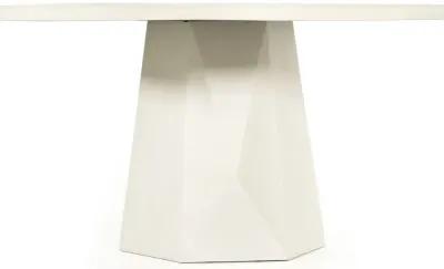 Bowman Outdoor Dining Table - White Concrete