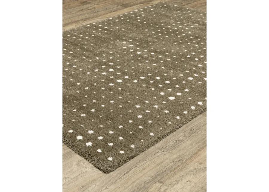 Galileo 9'10" x 12'10" Brown Rug