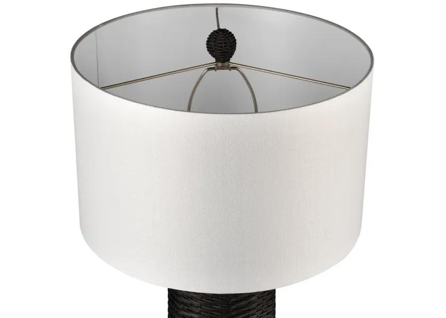 Mulberry Lane Black 30'' High 1-Light Table Lamp