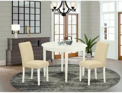 Dining Room Set Linen White