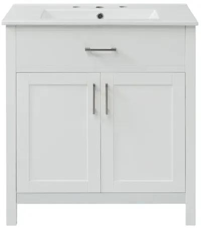 Merax Bathroom Vanity with Ceramic Sink