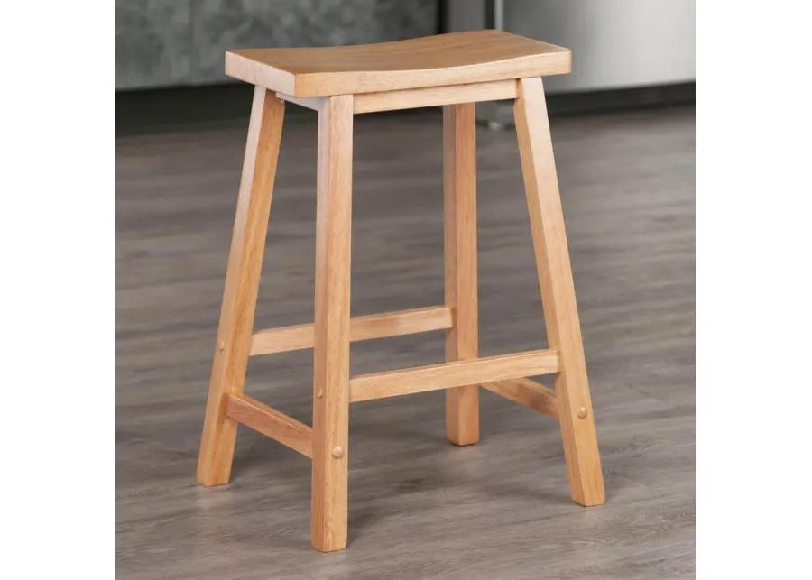 Satori 24" Saddle Seat Bar Stool Beech