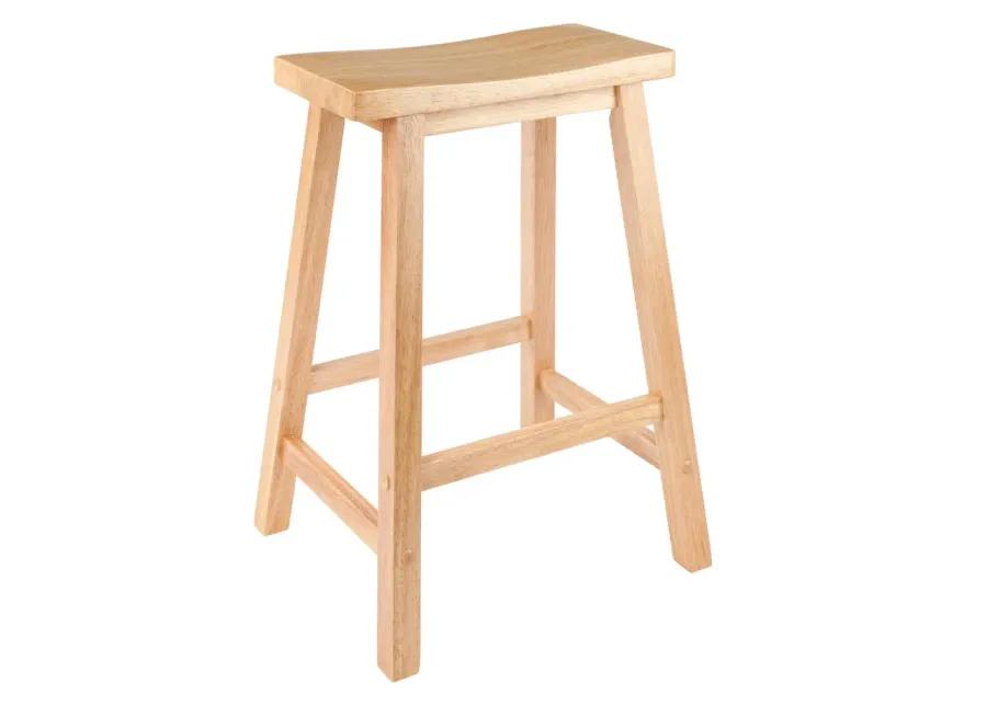 Satori 24" Saddle Seat Bar Stool Beech