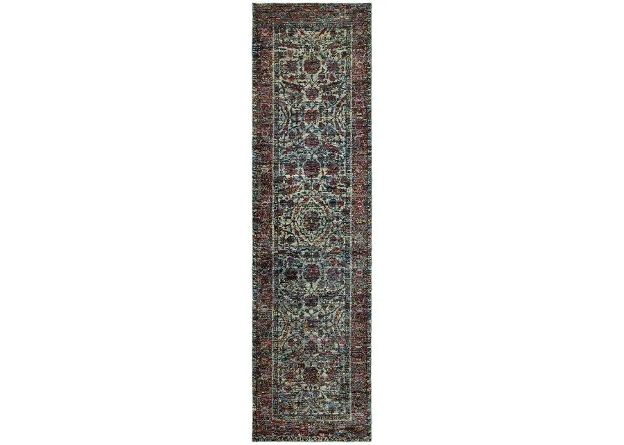 Andorra 8'6" x 11'7" Blue Rug