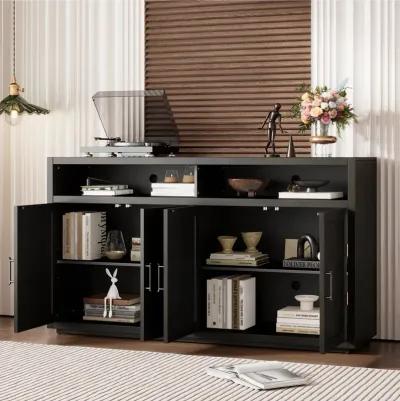 Merax  4-door Classic Sideboard with Open Storage