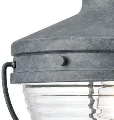 Eastport 14'' High 1-Light Grey Outdoor Sconce