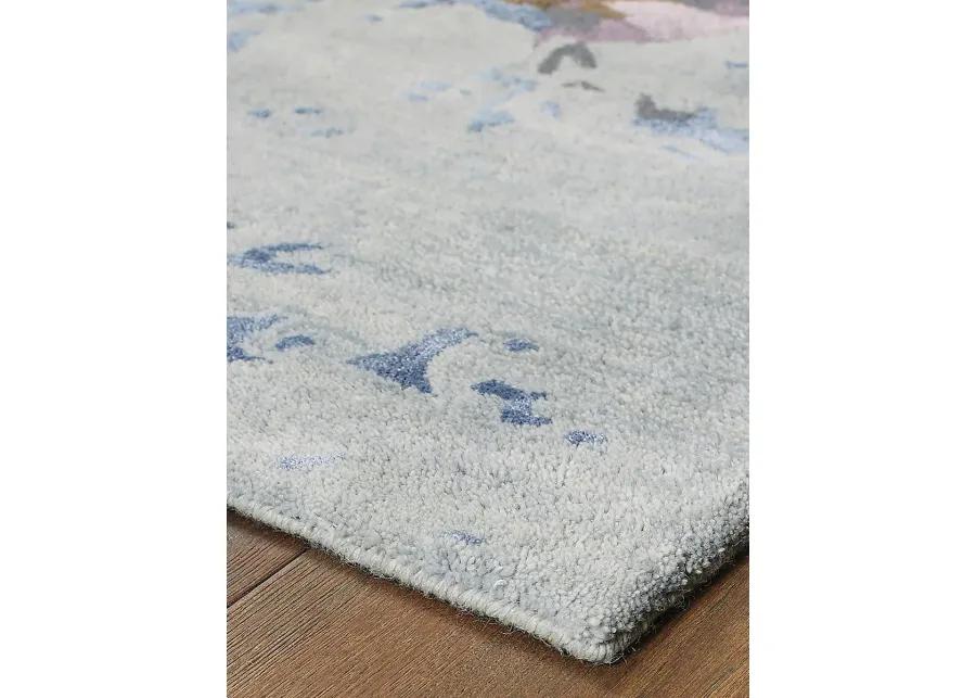 Galaxy 3'6" x 5'6" Blue Rug