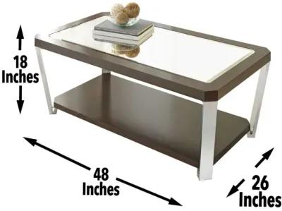 Truman Cocktail Table with casters