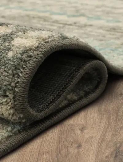 Euphoria Eddleston Ash gray 5' 3" X 7' 10" Rug