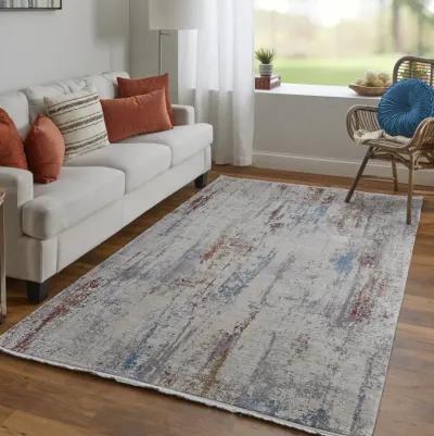 Cadiz 3903F Gray/Red/Blue 2'2" x 3'2" Rug