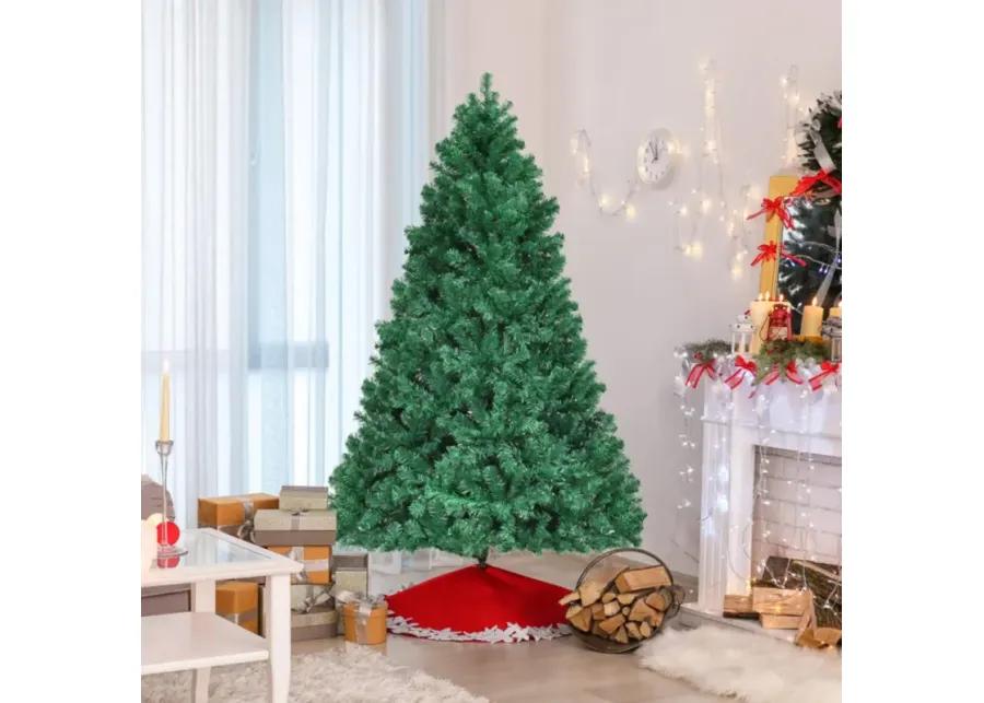 Hivvago PVC Artificial Christmas Tree with LED Lights