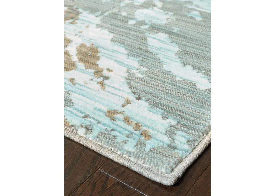 Sedona 3'10" x 5'5" Blue Rug