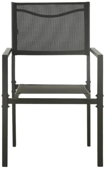 vidaXL Patio Chairs 2 pcs Textilene and Steel Black and Anthracite