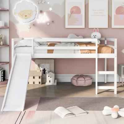 Merax Loft Bed with Slide