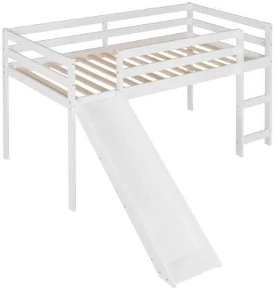 Merax Loft Bed with Slide